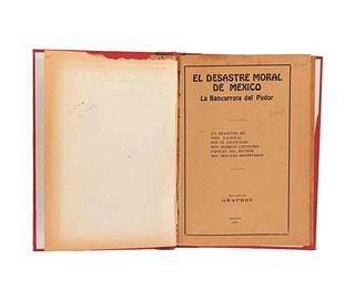 Cifuentes, Rodrigo. El Desastre Moral de México. La Bancarrota del Pudor. México: Ediciones Graphos, 1924.