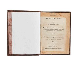 Roscio, Juan Germán. El Triunfo de la Libertad sobre el Despotismo. Guadalajara, 1823. 3a impresión, 1a edición mexicana.