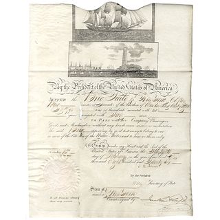 1826 JOHN QUINCY ADAMS President + HENRY CLAY Secretary of State Document
