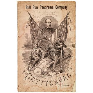 c. 1890 Civil War Informational Booklet for the Gettysburg Cyclorama