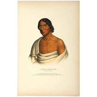 1843 Print: O-HYA-WA-MINCE-KEE, A CHIPPEWA CHIEF