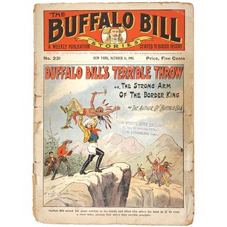 1905 THE BUFFALO BILL STORIES, Buffalo Bill's Terrible Throw ...