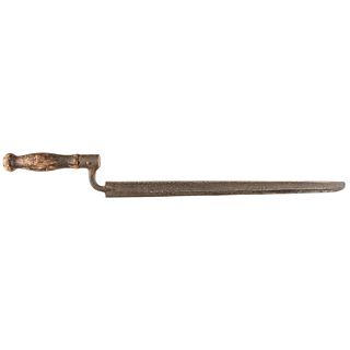 c 1770-1800 Rev.War to War of 1812 Use Socket Bayonet Converted to a Short Sword