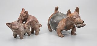 Two Pre-Columbian Style Sculptures