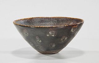 Chinese, Possibly Song Dynasty "Hare's Fur" Tea Bowl