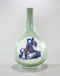 Chinese Underglaze Blue and Red Vase