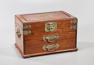Chinese Wood Jewelry Chest