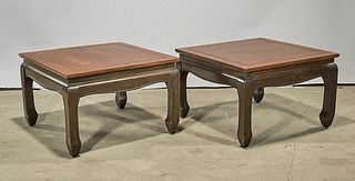 Pair Chinese End Tables