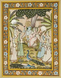 Indian Painting on Silk
