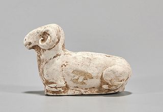 Chinese Ceramic Figure of a Ram 