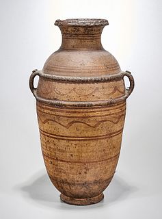 Large Berber Ceramic Transport Vessel