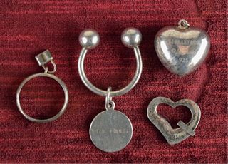 Group of Sterling Silver Tiffany and Co Jewelry