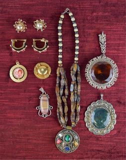 Group of  Vintage Retro Costume Jewelry