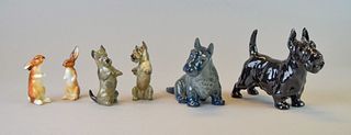 Grouping of Porcelain Animal Figurines