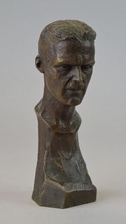 Dujam Penic Bronze Bust of a Man