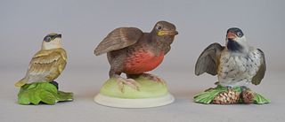 3 Boehm Porcelain Birds
