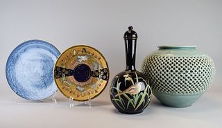 4 Piece Japanese & Chinese Porcelain Grouping