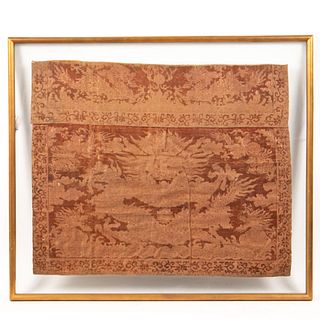CHINESE MING DYNASTY TAPESTRY FRAGMENT