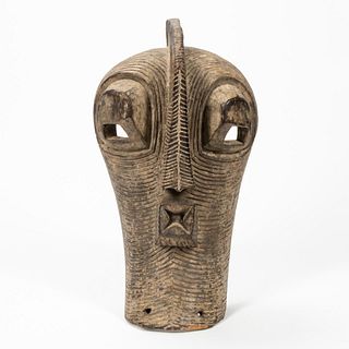 AFRICAN DRC SONGYE KIFWEBE CARVED WOODEN MASK