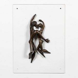 MARY PREMINGER, DANCING COUPLE, WALL SCULPTURE
