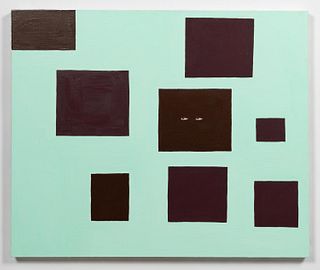 RUTH ROOT, ABSTRACT PAINTING ON CANVAS, 2001