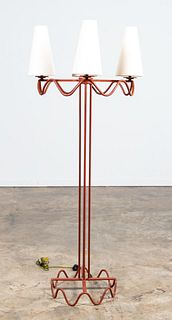 MANNER OF JEAN ROYERE, "ONDULATION" FLOOR LAMP