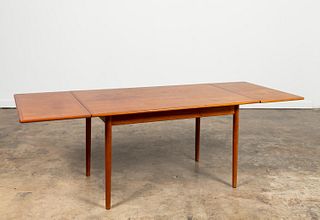 MID-CENTURY MODERN DINING TABLE WITH TWO LEAVES