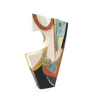 GRETCHEN WACHS ABSTRACTED POTTERY SCULPTURE