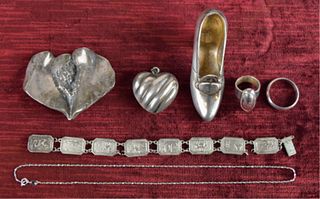 Grouping of Sterling Silver Jewelry