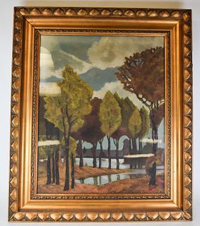 S. Sternberg Oil On Canvas Landscape