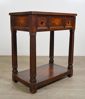 Federal Style Wooden Side Table