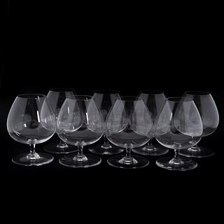 8 BACCARAT 'PERFECTION' CRYSTAL BRANDY GLASSES