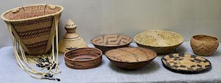 Group of Native American Baskets.