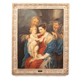 AFTER RUBENS, HOLY FAMILY, ALFONSO FRAILE, 1951