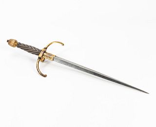 CONTINENTAL LEFT HANDED DAGGER WITH FINGER GUARD