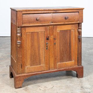 EARLY 19TH CENTURY AMERICAN PINE JELLY CUPBOARD