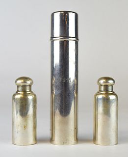 3 Tiffany & Co. Makers Sterling Dresser Bottles