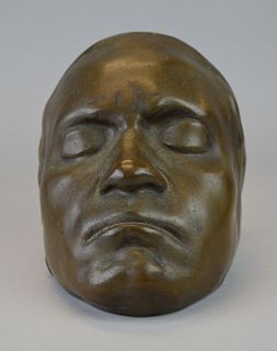 Bronze Death Mask Beethoven