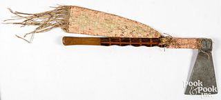 Plains Indian pewter tomahawk