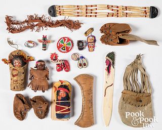 Miniature Native American Indian curios