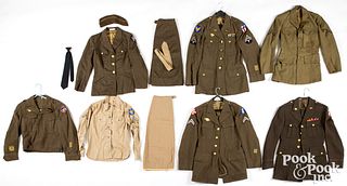 Six US WWII military jackets