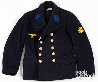 German WWII Kreigsmarine blue Navy jacket