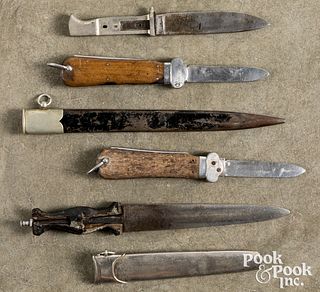 Group of German edged weapons