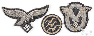Very rare German Luftwaffe Pilot badge bullion