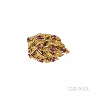 Cartier 18kt Gold and Ruby Ring