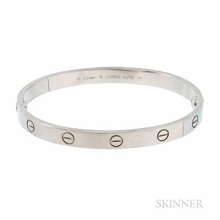 Cartier 18kt White Gold "Love" Bracelet