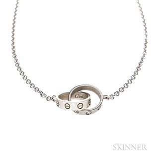 Cartier 18kt White Gold "Love" Necklace