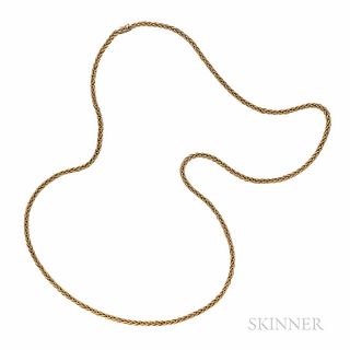 18kt Gold Rope Chain