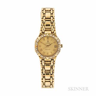 Concord 18kt Gold and Diamond "Saratoga" Wristwatch