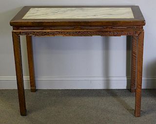Antique / Vintage Chinese Marble Top Console.